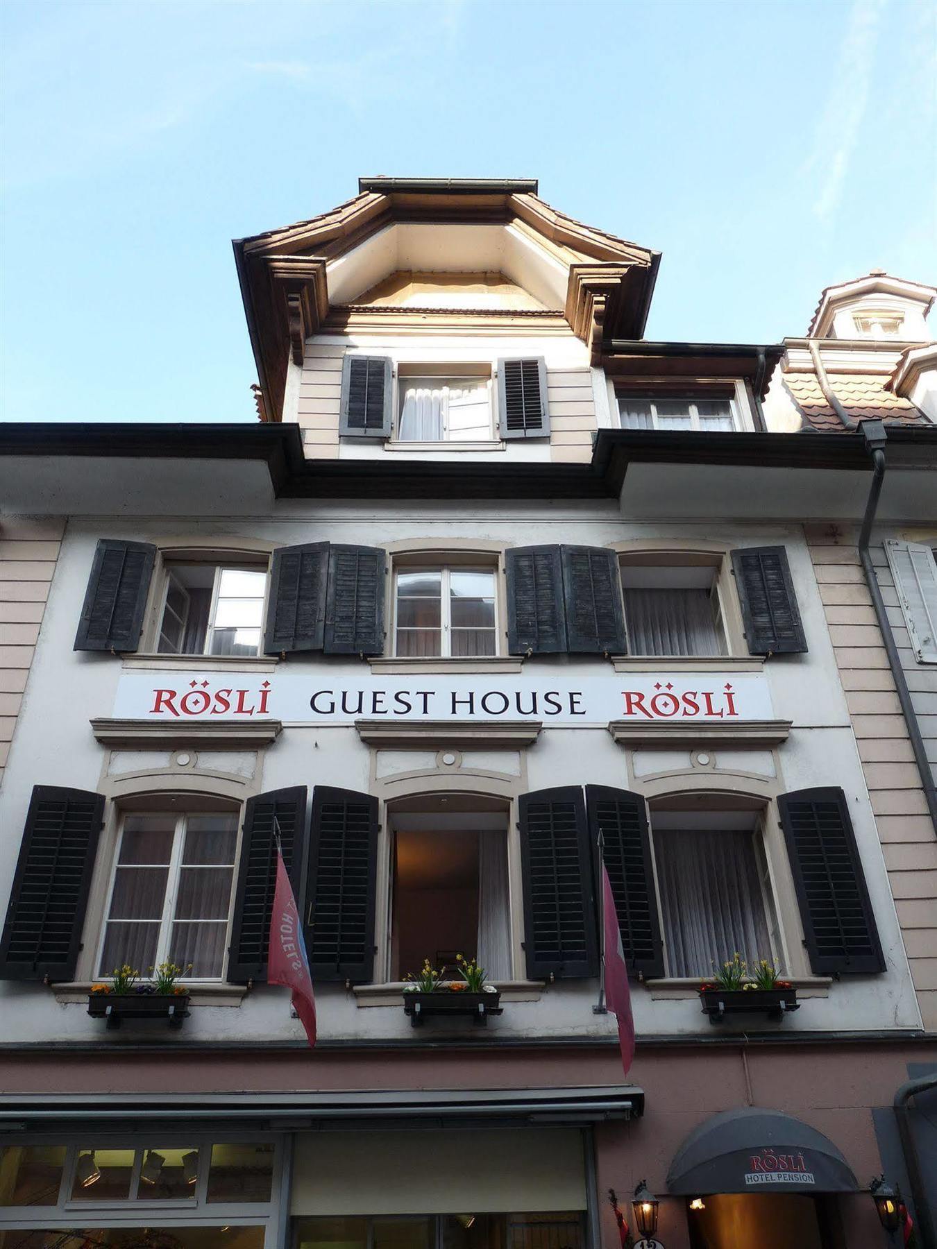 Roesli Guest House Lucerne Exterior photo
